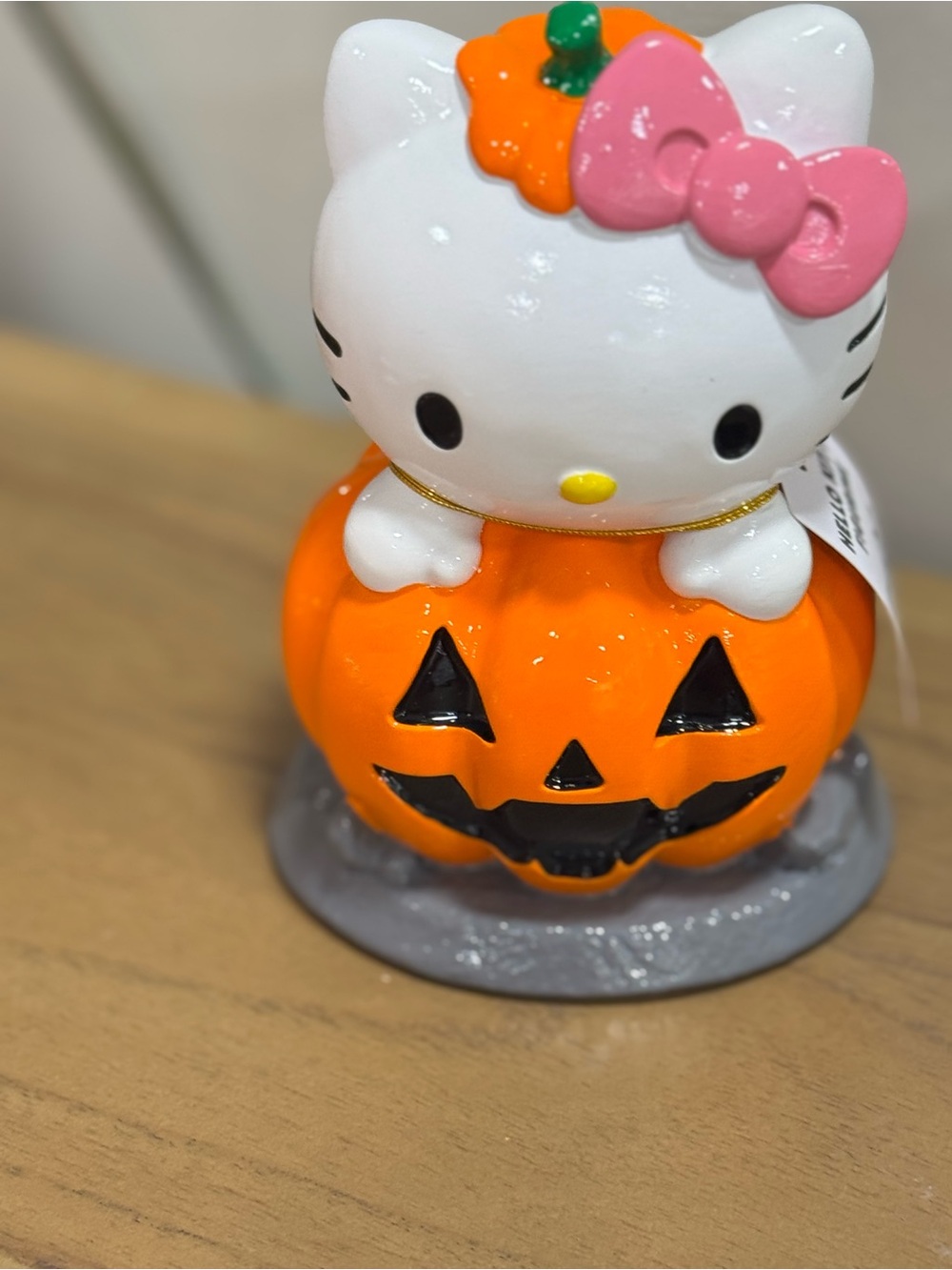 Hello Kitty Pumpkin figurine- White, Orange, Pink